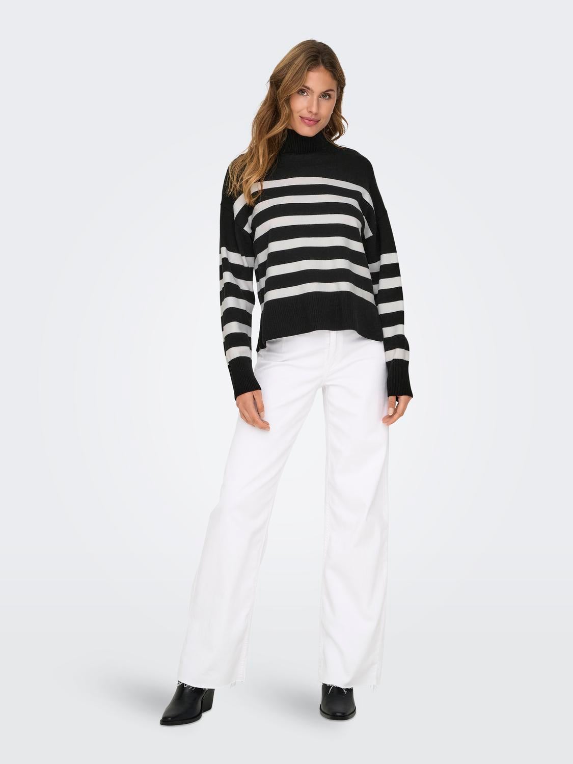 ONLBARI Strickpullover Black