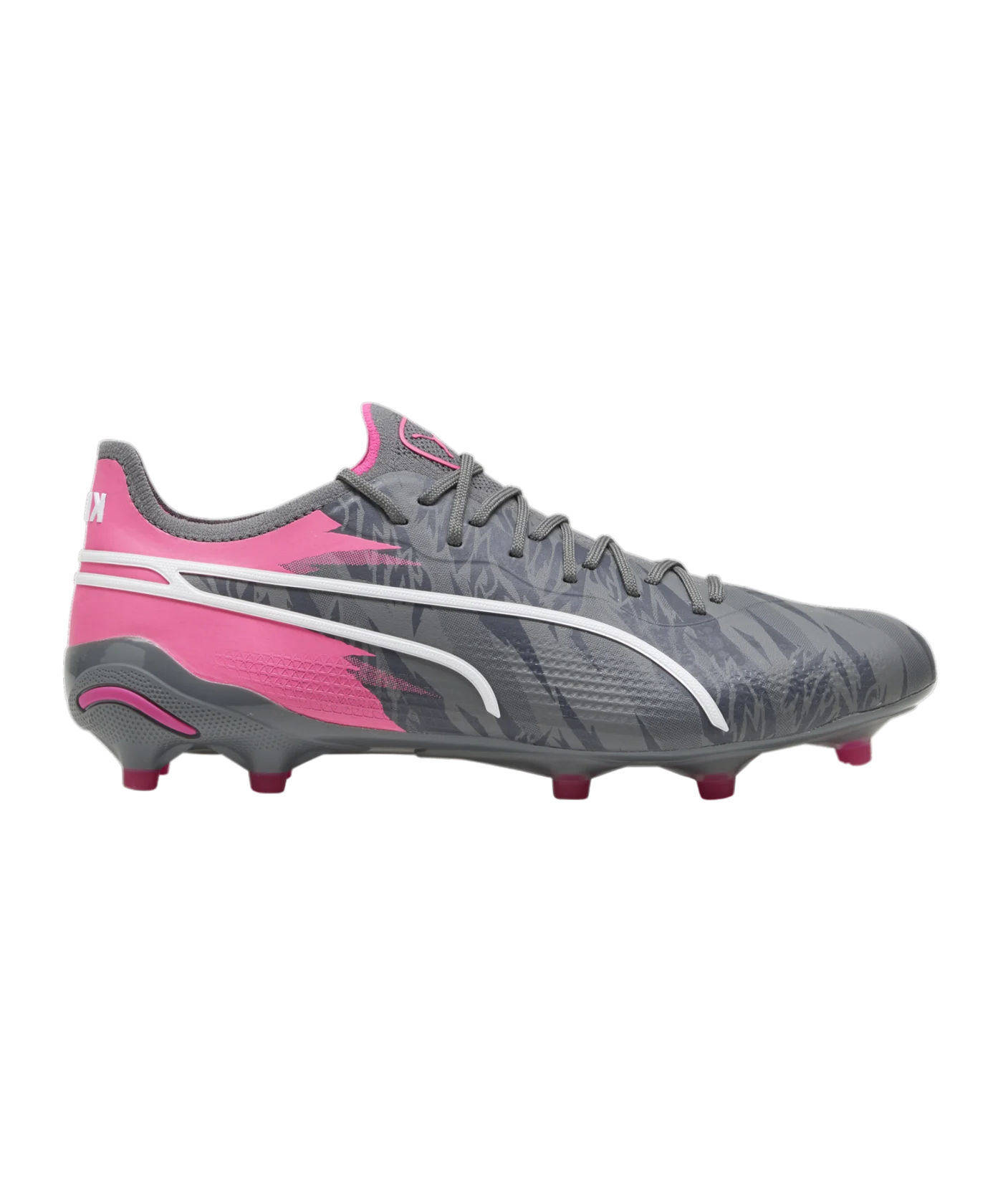 PUMA KING Ultimate Rush FG/AG Grau Pink F01