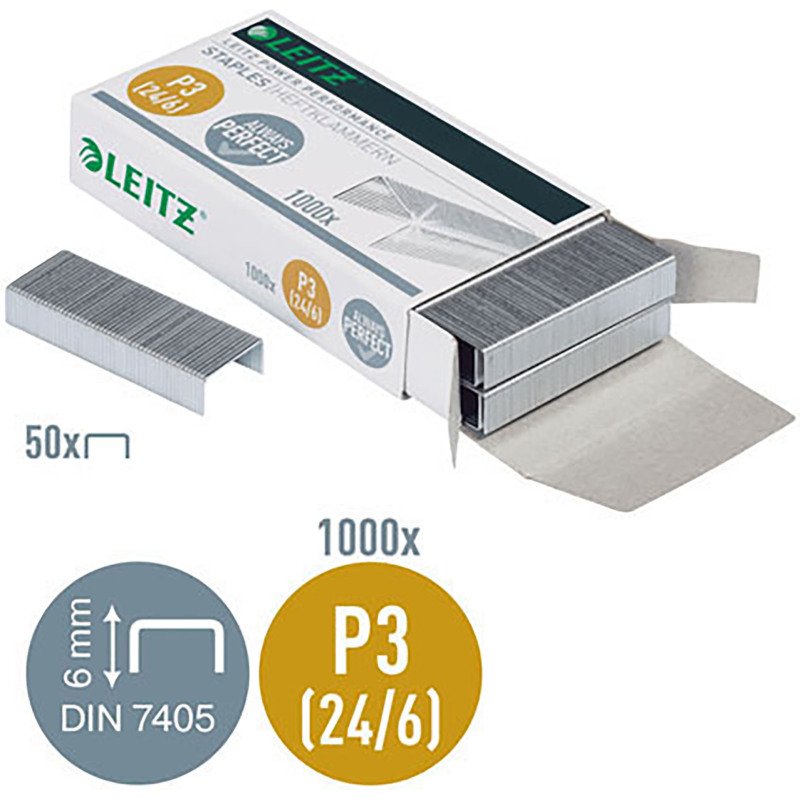 Agrafes Rapid 24/6 Power Performance - Boite de 2000