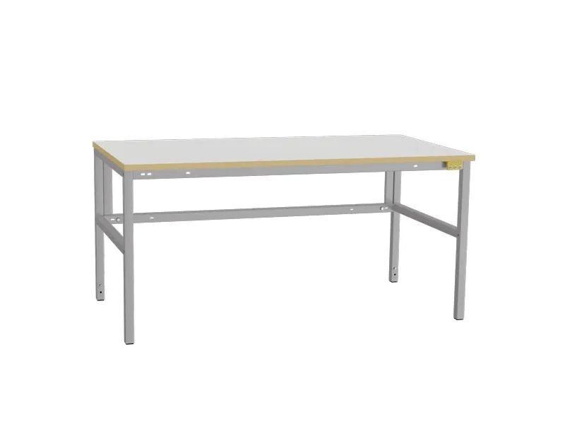 ESD-arbejdsbord Let H 1200x800mm grå HPL