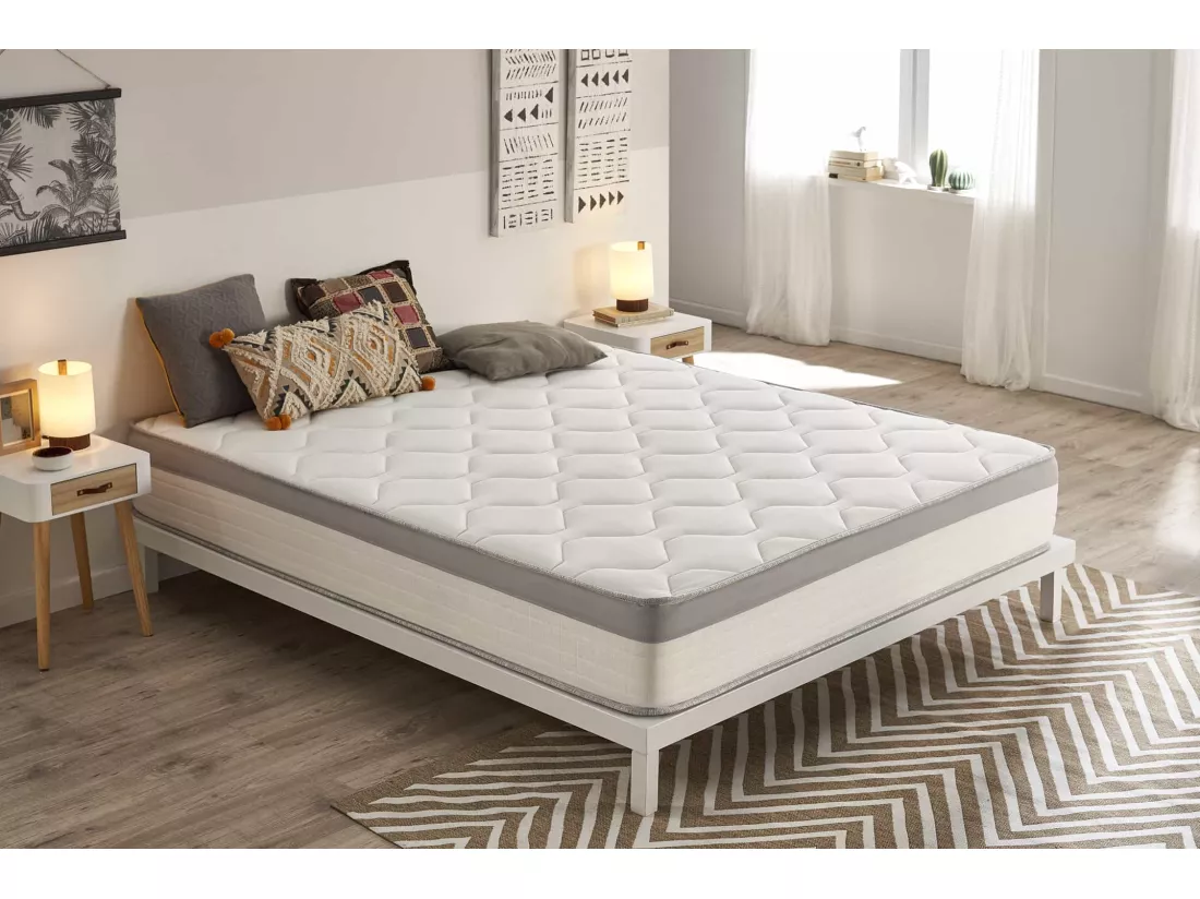 Matelas Spring Max Ressorts Emsachés, 22cm - 180x200 cm