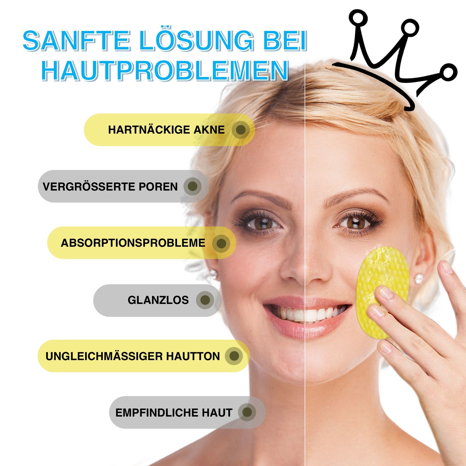 P-beauty Gesichtsreinigungspads Kurkuma