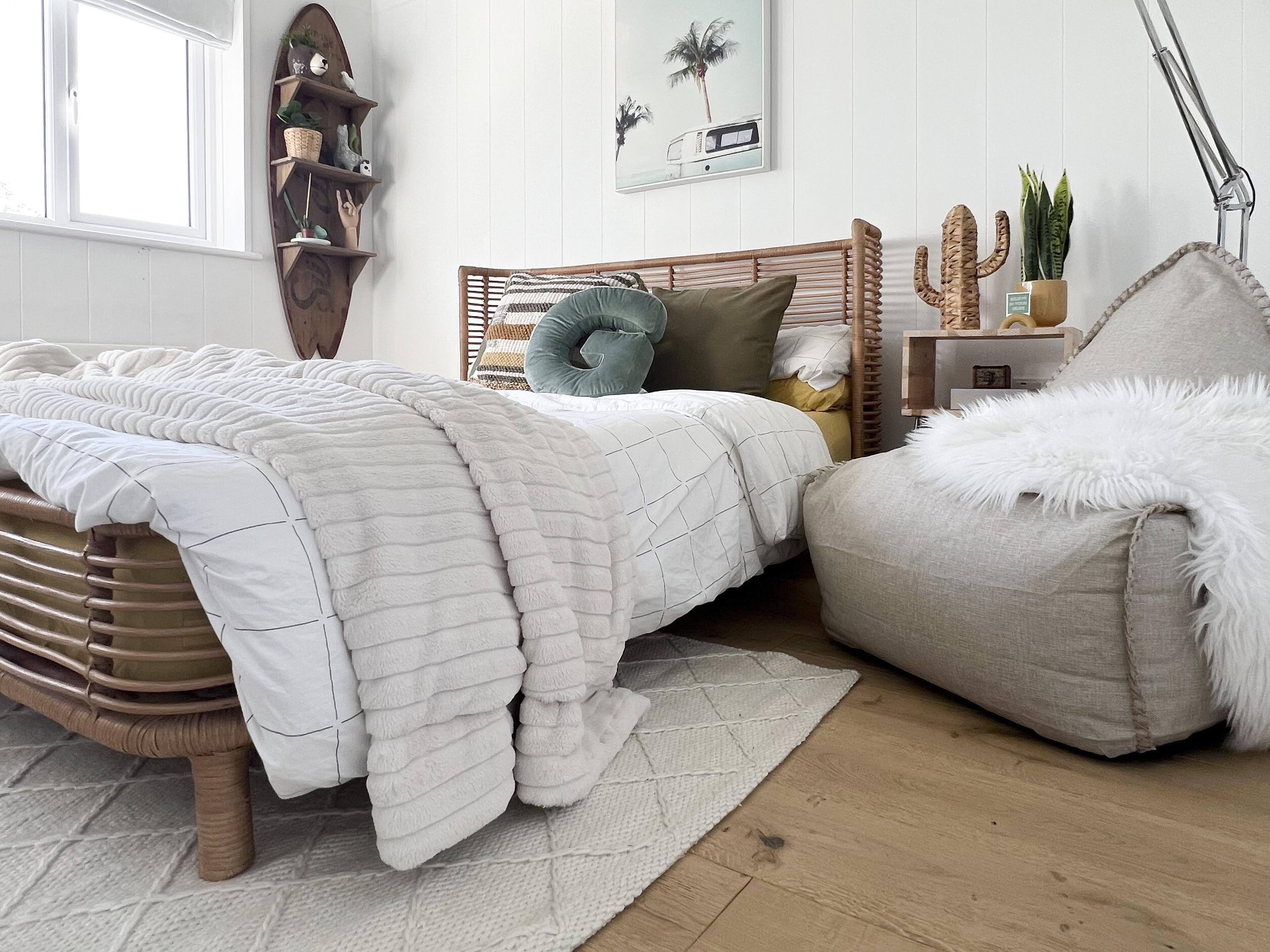 Vloerkleed ELLEK Wit 160 x 230 cm Wol