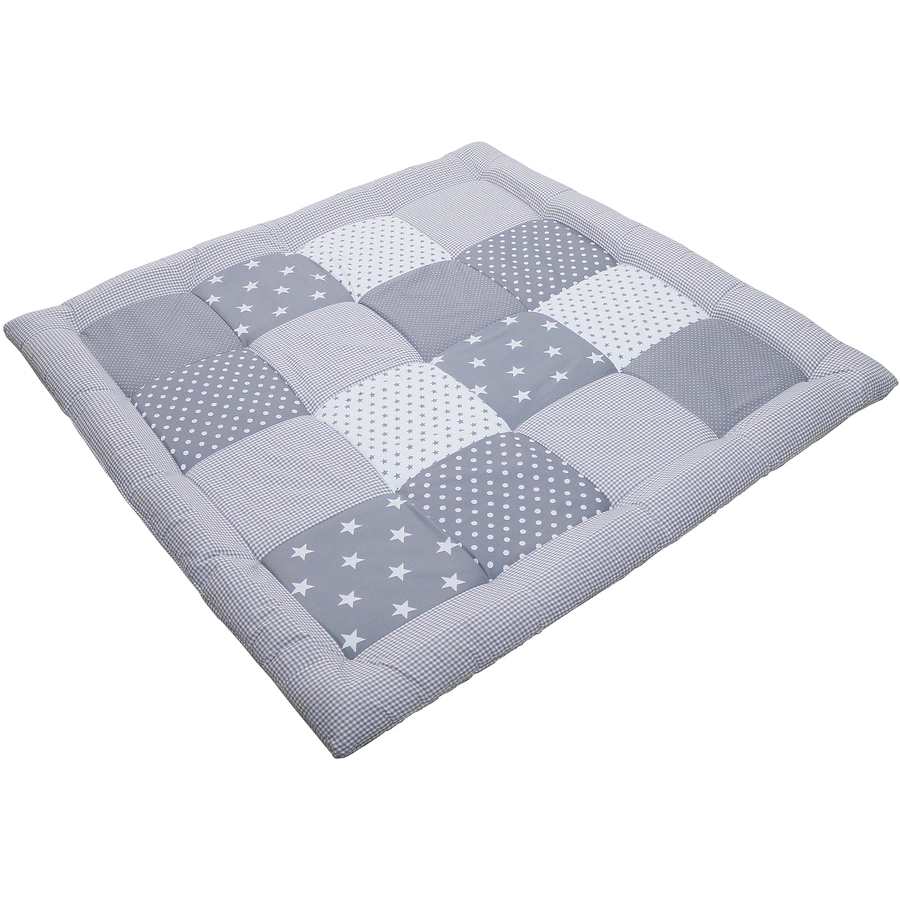 Ullenboom Krabbeldecke & Laufgittereinlage 100X100 cm Graue Sterne