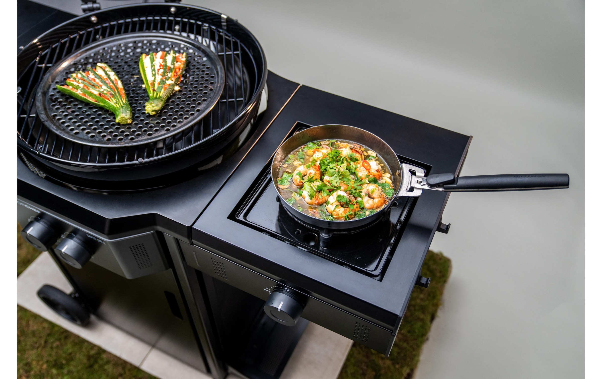 OUTDOORCHEF Grillpfanne »Karbonstahl, Ø 24 cm« Edelstahl