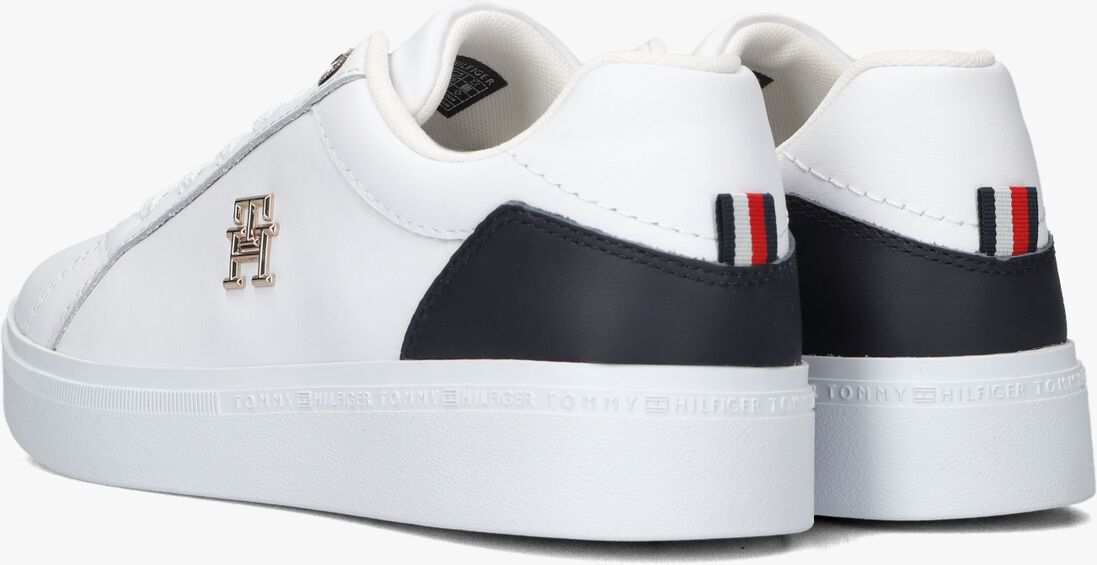 TOMMY HILFIGER witte tommy hilfiger lage sneakers th court