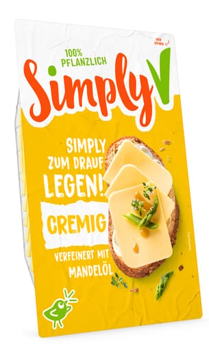Simply V Scheiben Cremig VEGAN