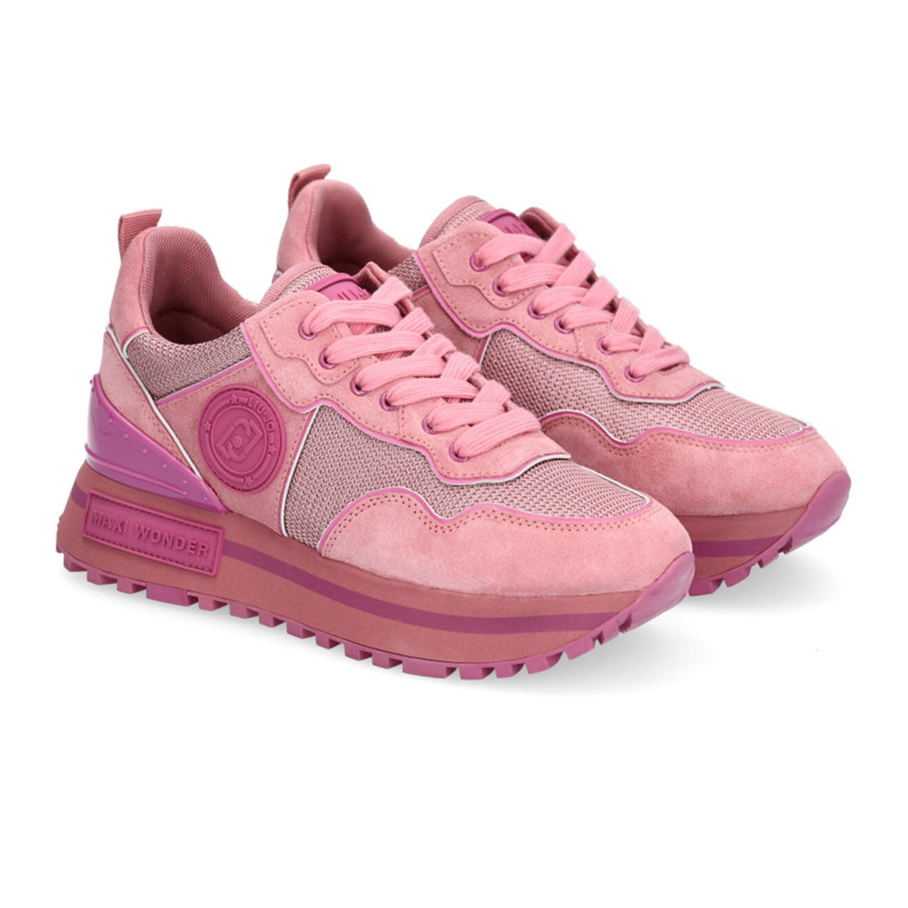 Liu-Jo Sneakers en Cuir Félicie roses