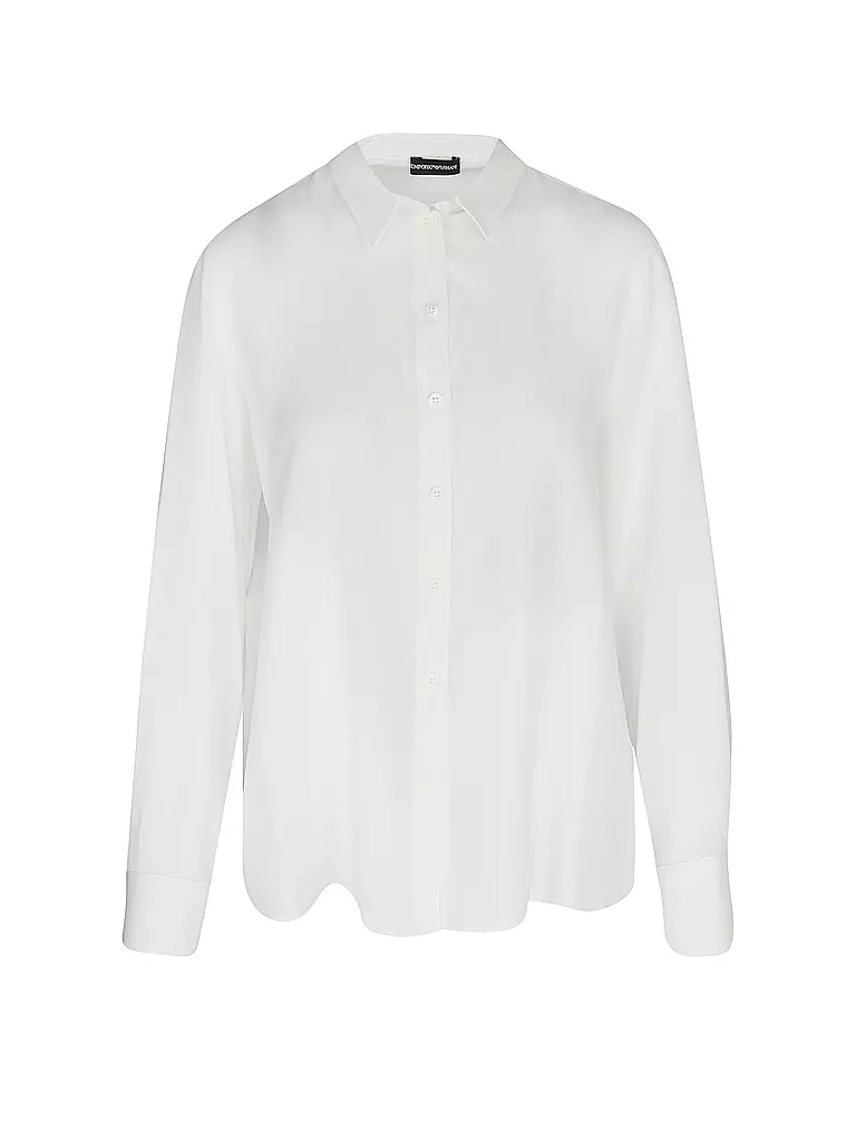 EMPORIO ARMANI Seidenbluse weiss
