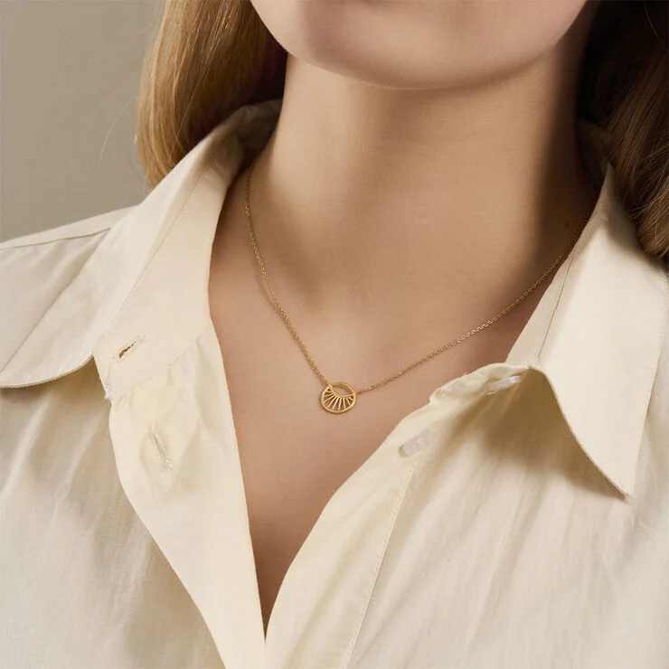 Pernille Corydon Jewellery Small Daylight Necklace Guld