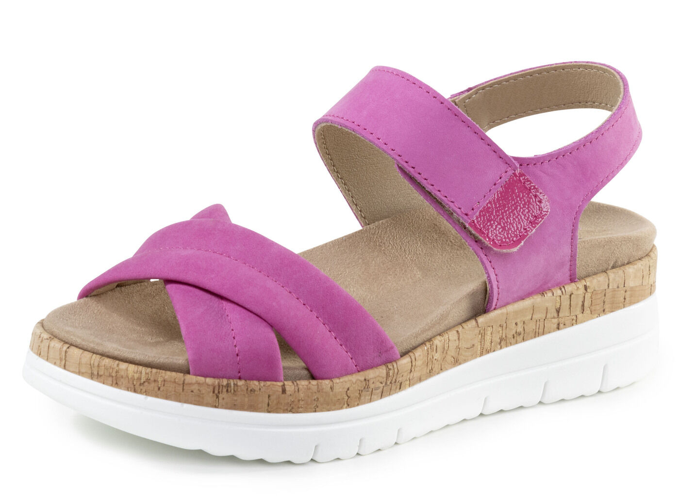 ELENA EDEN, bequeme Damen-Sandalen, Weite H, mit herausnehmbarem Fussbett