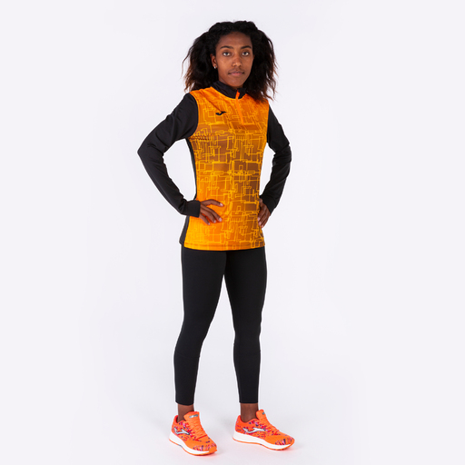 Sudadera Joma Elite Viii Negro Naranja