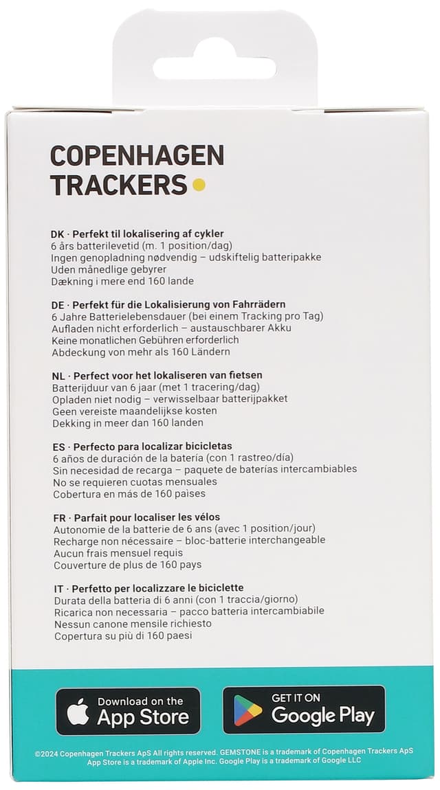 Gemstone Bike GPS-tracker (sort)