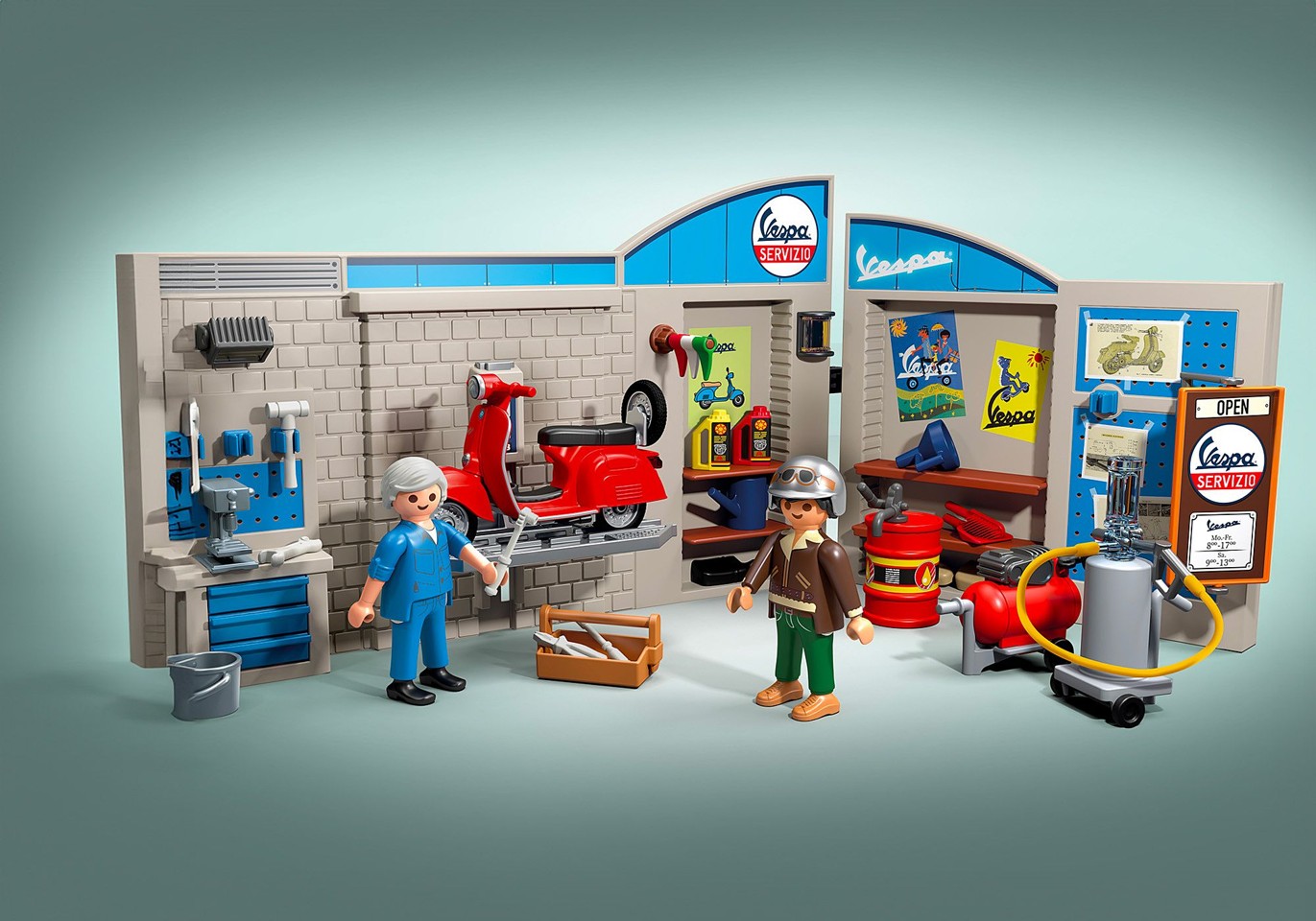 Playmobil - 60s Vespa Garage (71620)