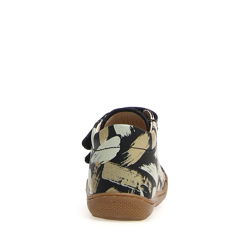Naturino Naturino Cocoon Supersouple Velcros Or Noir
