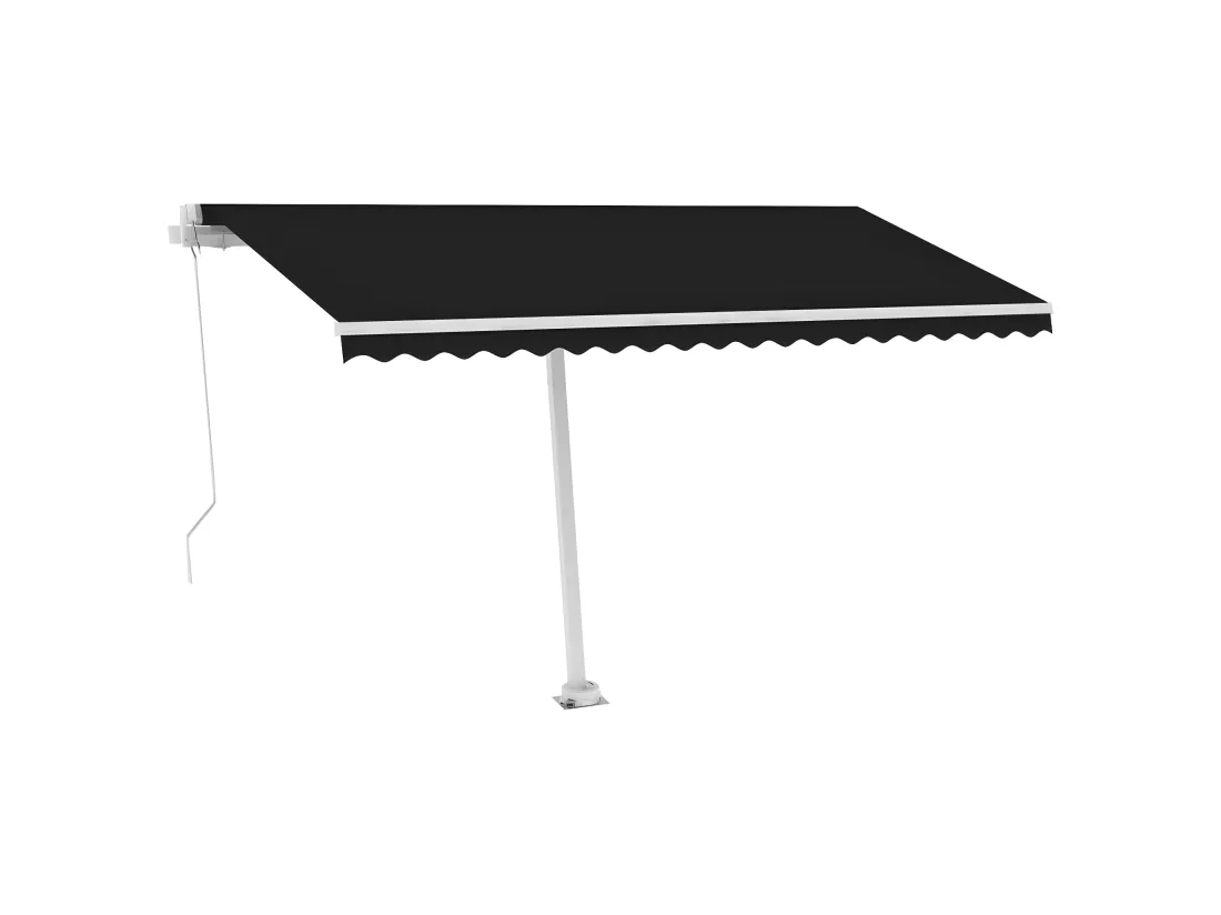 Auventanuel rétractable sur pied 450x350 Anthracite