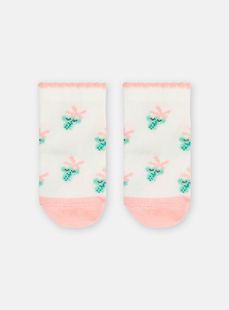 Chaussettes écrues à imprimé koala pour bébé fille
