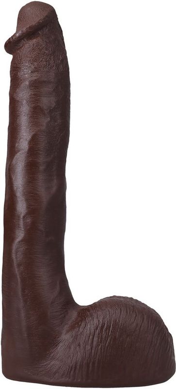 Pressure - Realistic ULTRASKYN Dildo - 10 / 25 cm - Chocolate
