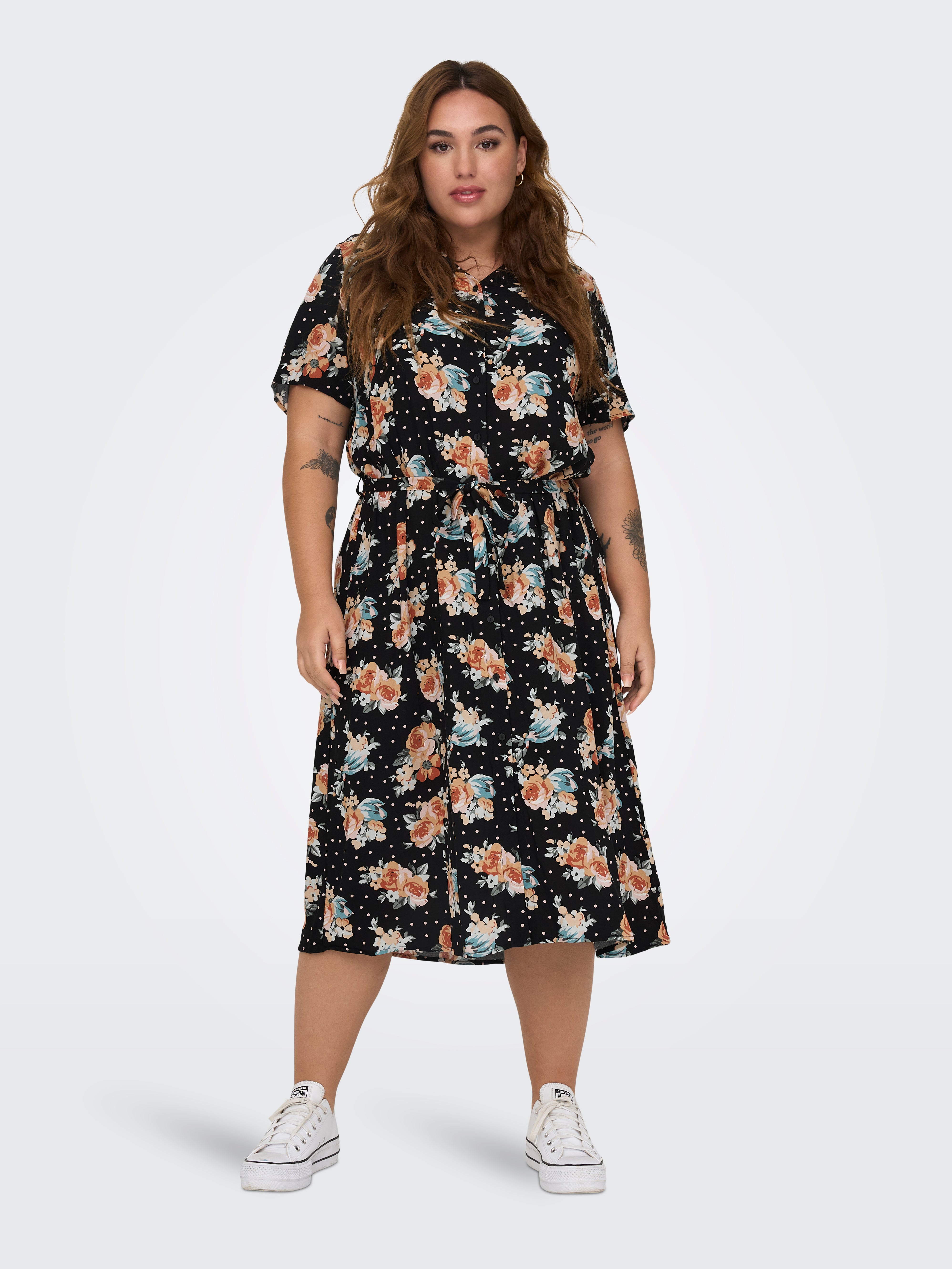 CARCILLE-TUKZU Langes Kleid Black