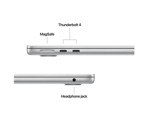 Apple 13-inch MacBook Air: Apple M4 chip with 10-core CPU and 10-core GPU, 24GB, 512GB SSD - Silver