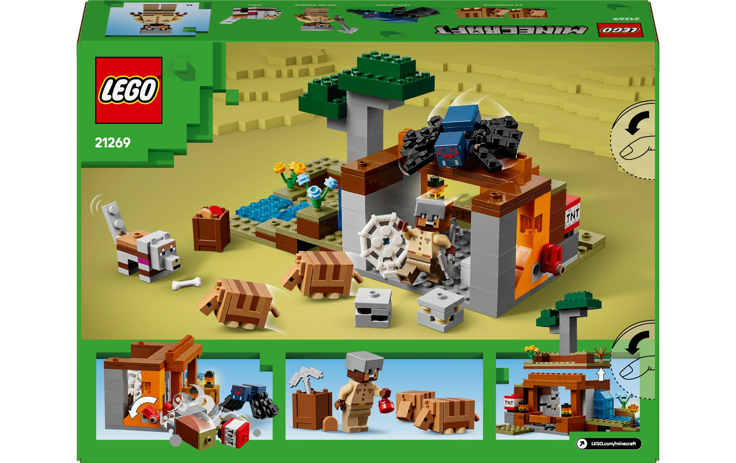 Minecraft Die Expedition zur Gürteltiermine 21269Bergbau-Abenteuer mit LEGO Minecraft Gürteltieren
