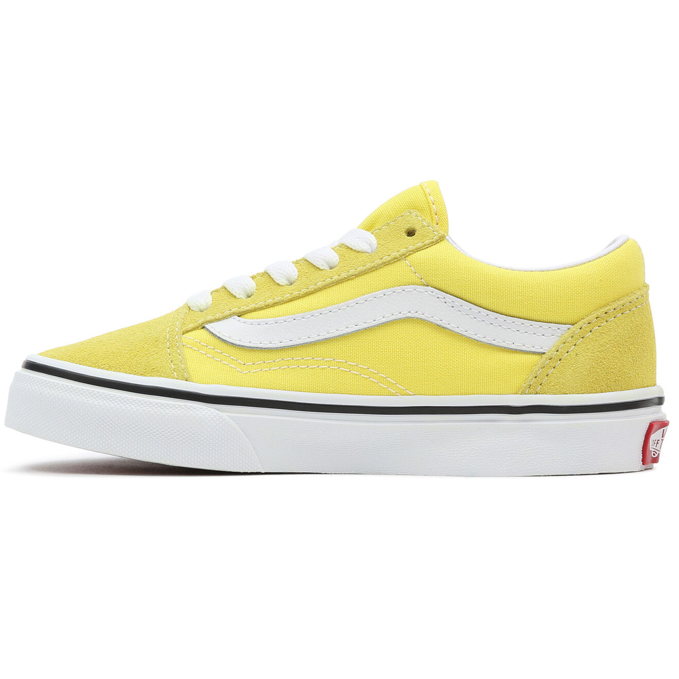 Vans Sneakers en Velours de Cuir & Textile UY Old Skool jaunes