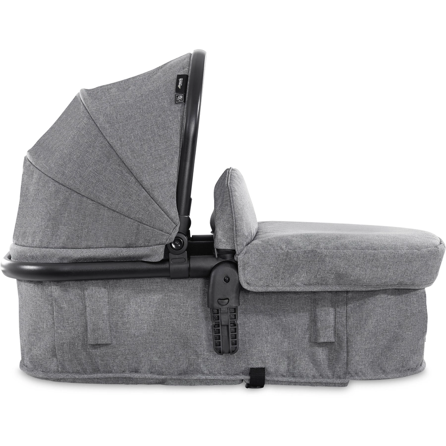 hauck Geschwisterwagen Atlantic Twin Melange Grey