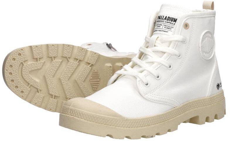 Palladium Pampa Hi Zip Oragnic wit