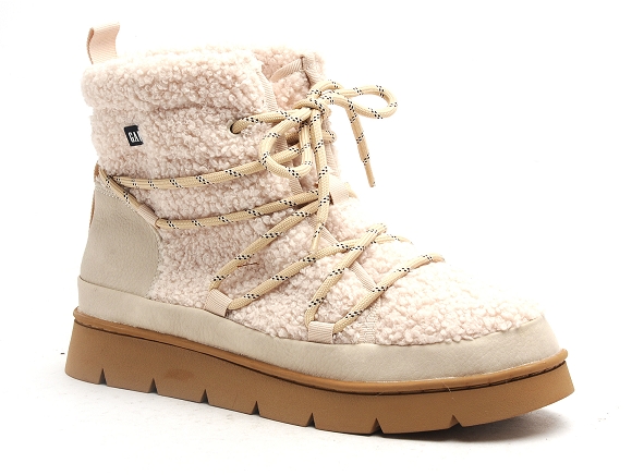 Gap boots bottine plates femme richmond high lace beige