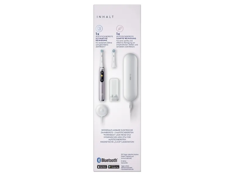 Braun Oral-B iO Series 9N, electric toothbrush (pink/white, Rose Quartz)