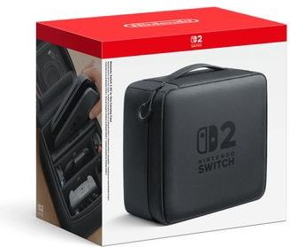 Nintendo 0045496321512 draagbare gameconsole-behuizing Opbergdoosje voor op reis Zwart