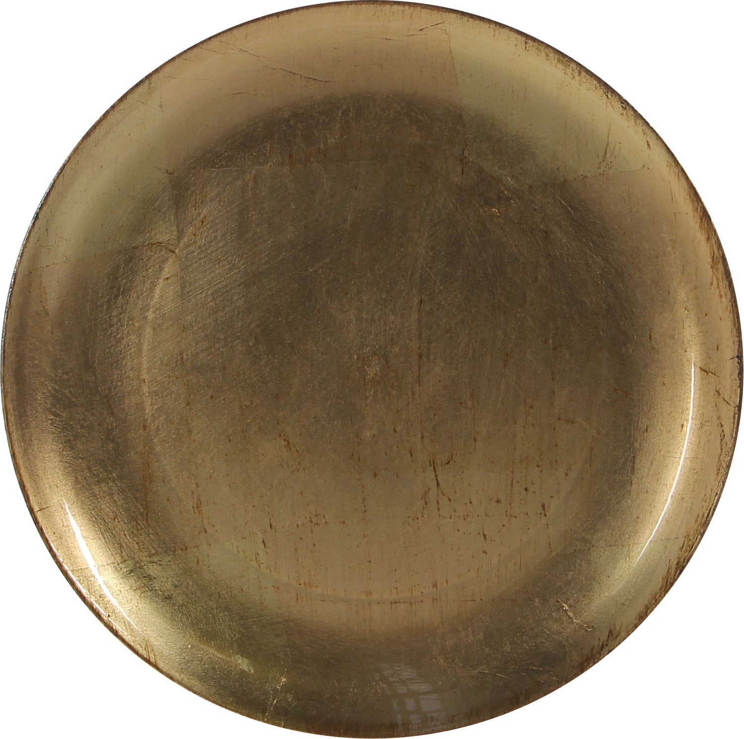 House of Seasons kerstdecoratiebord Mila D 28 cm goud