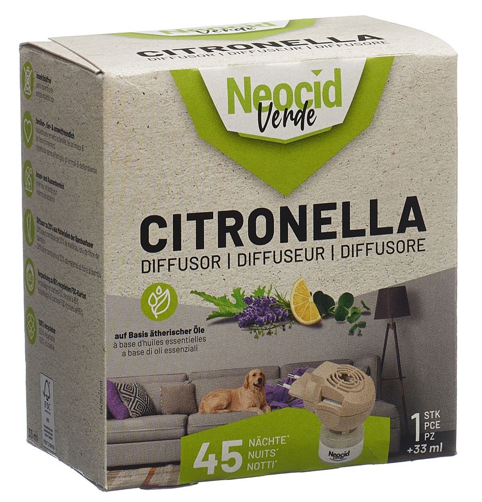 Neocid Citronella mit Diffusor Fl 33 ml