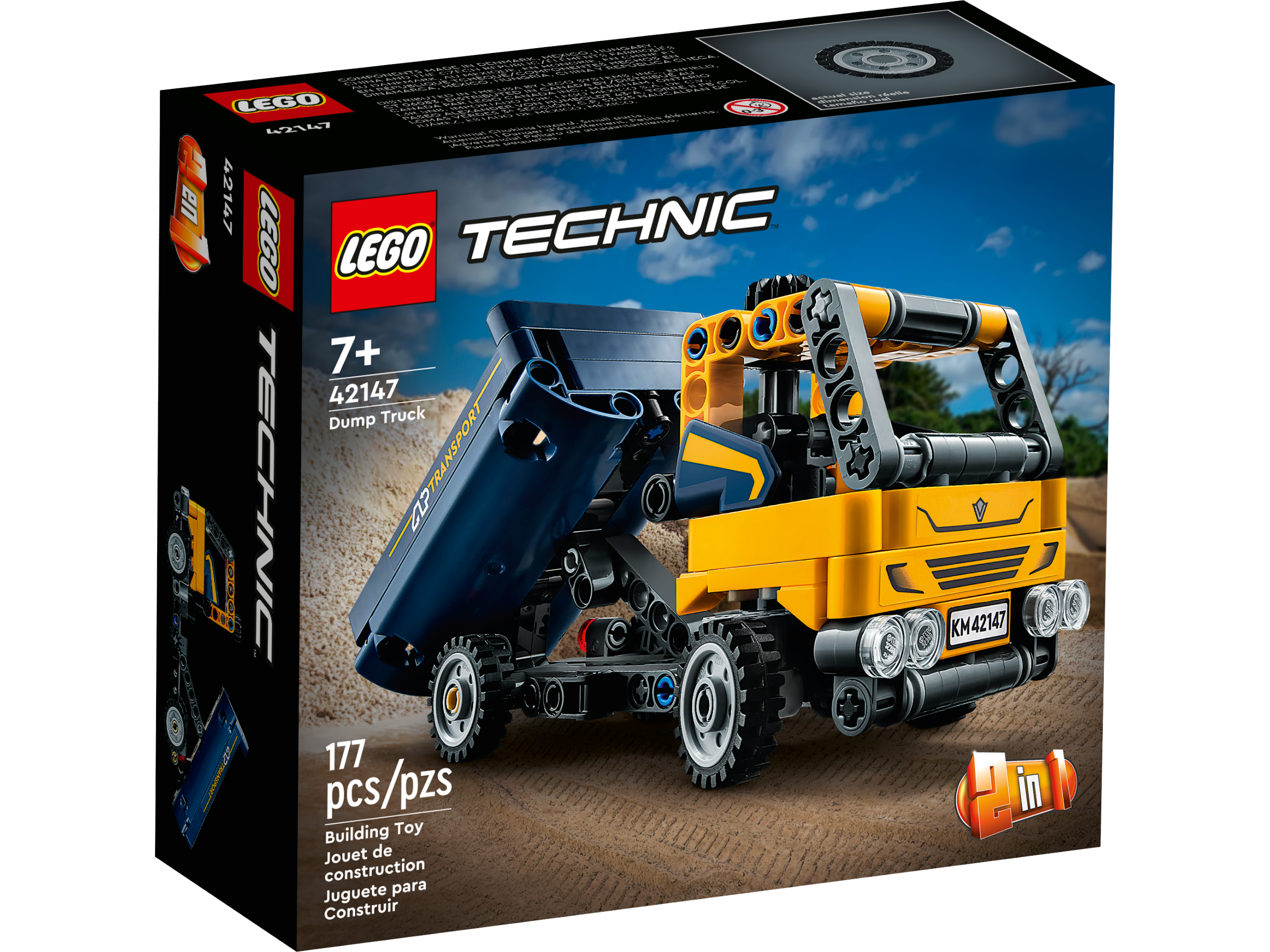 O caminhão basculante 42147