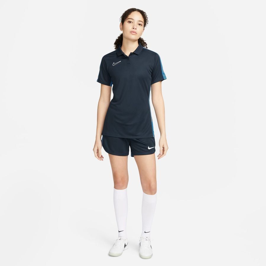 Nike Polo Dri-FIT Academy 23 - Bleu Foncé/Bleu/Blanc Femme