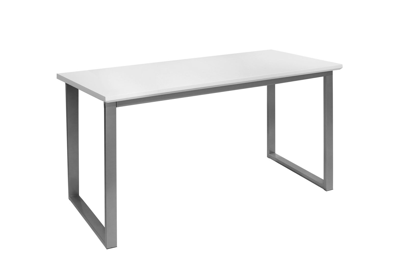 Schreibtisch Mailand 140x60 schwarz/silber