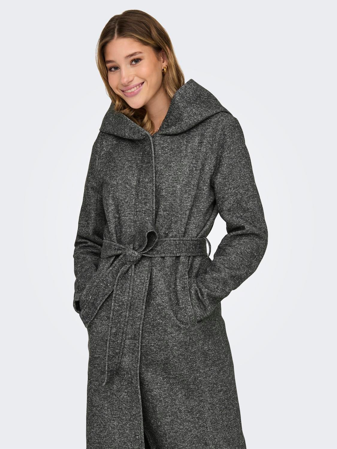 ONLSEDONA Mantel Dark Grey Melange