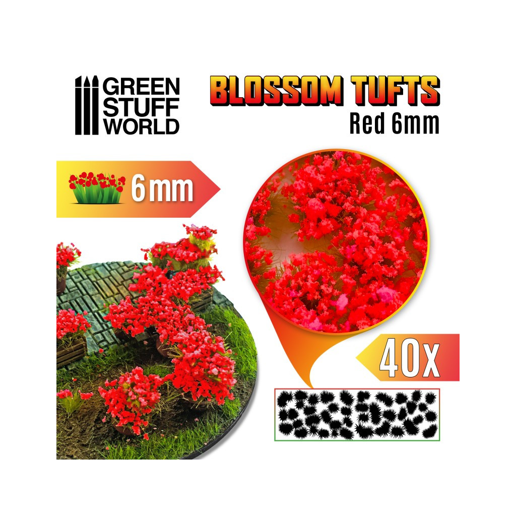 Green Stuff World - Touffes de Fleurs - 6mm