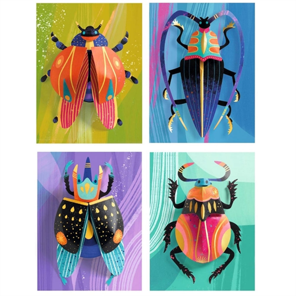 Køb Djeco Kreativ Papir - Byg Insekter