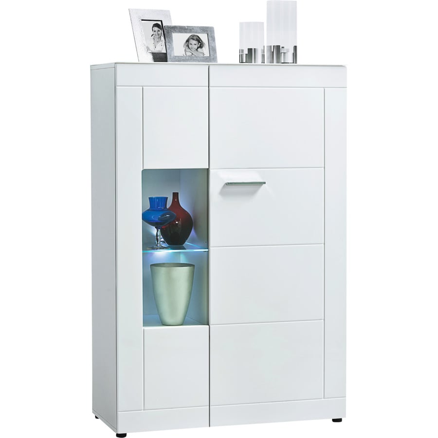TV-Möbel Atlantis MDF Hochglanz weiss 167 x 49 x 40 cm
