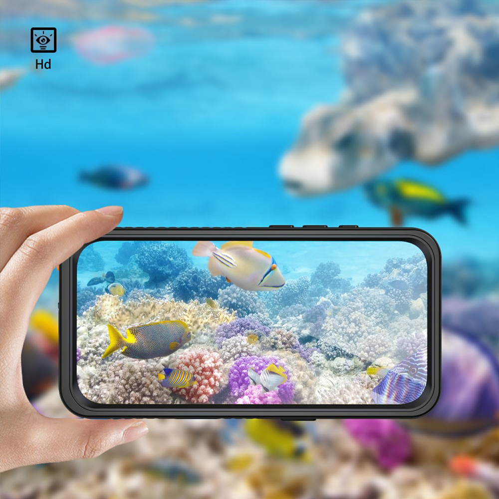 iPhone 16 Pro Wasserfeste Outdoor Schutz Hülle (IP68) - Schwarz