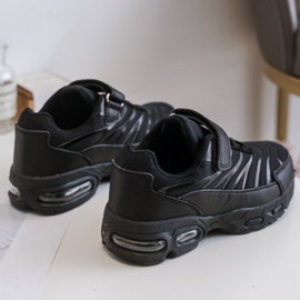 Faded boys sneakers - zwart