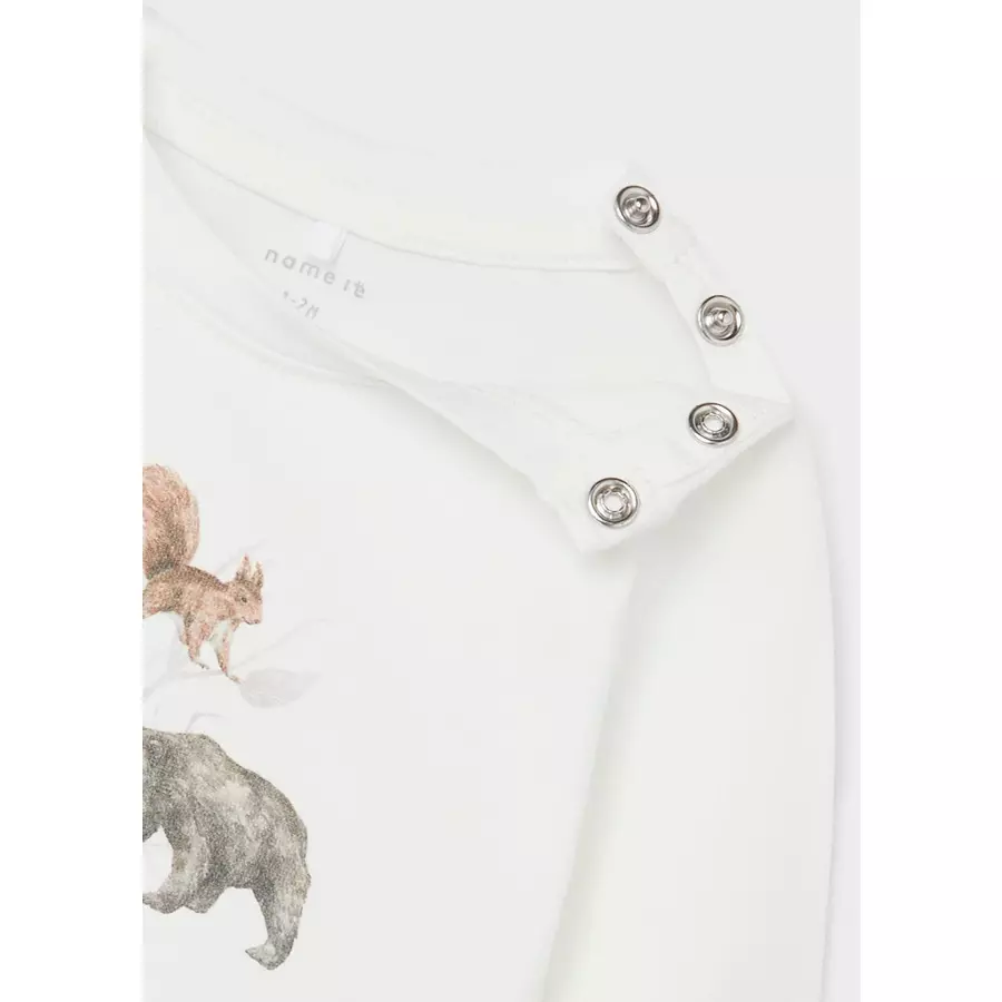 name it Langarmshirt Nbmorla White Alyssum