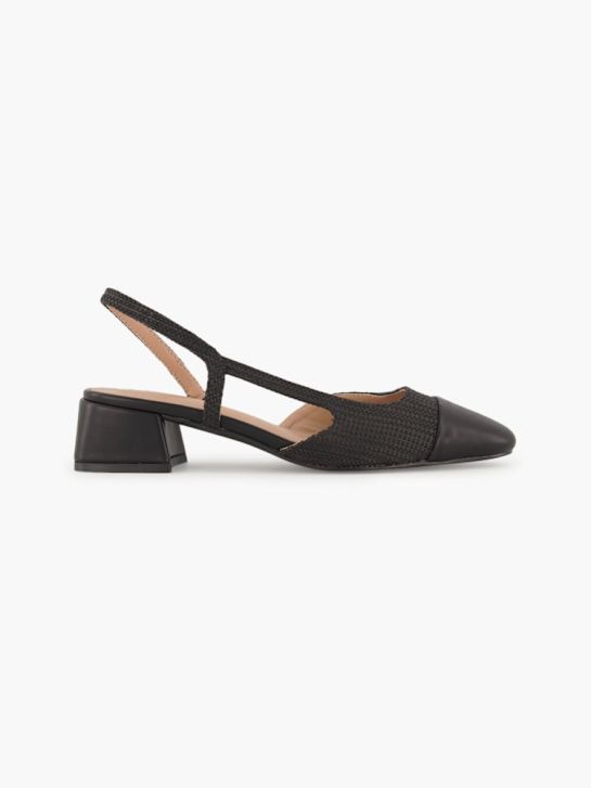 Graceland Slingpumps Schwarz