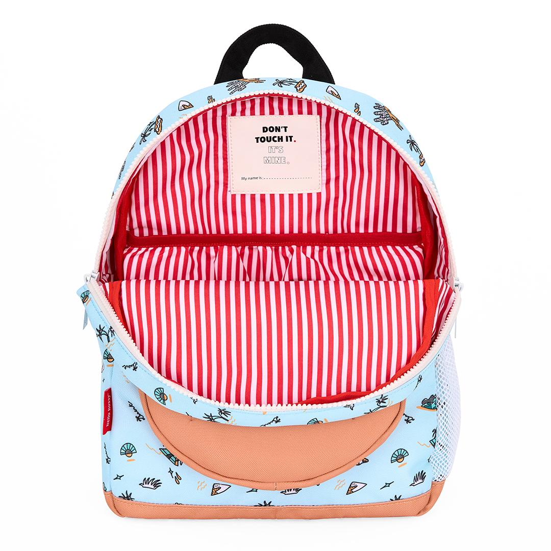 Hello hossy rugzak blue island - 38 cm
