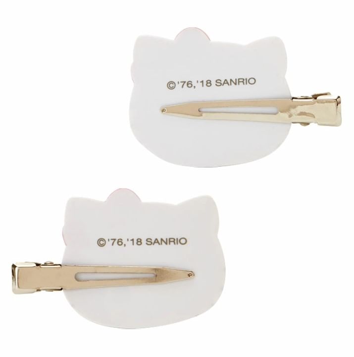 Sanrio - Hello Kitty Bangs Haarspeld - Rood (Set van 2)