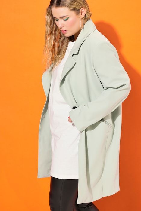 Longblazer, Oversize Loose Shape, feine Struktur