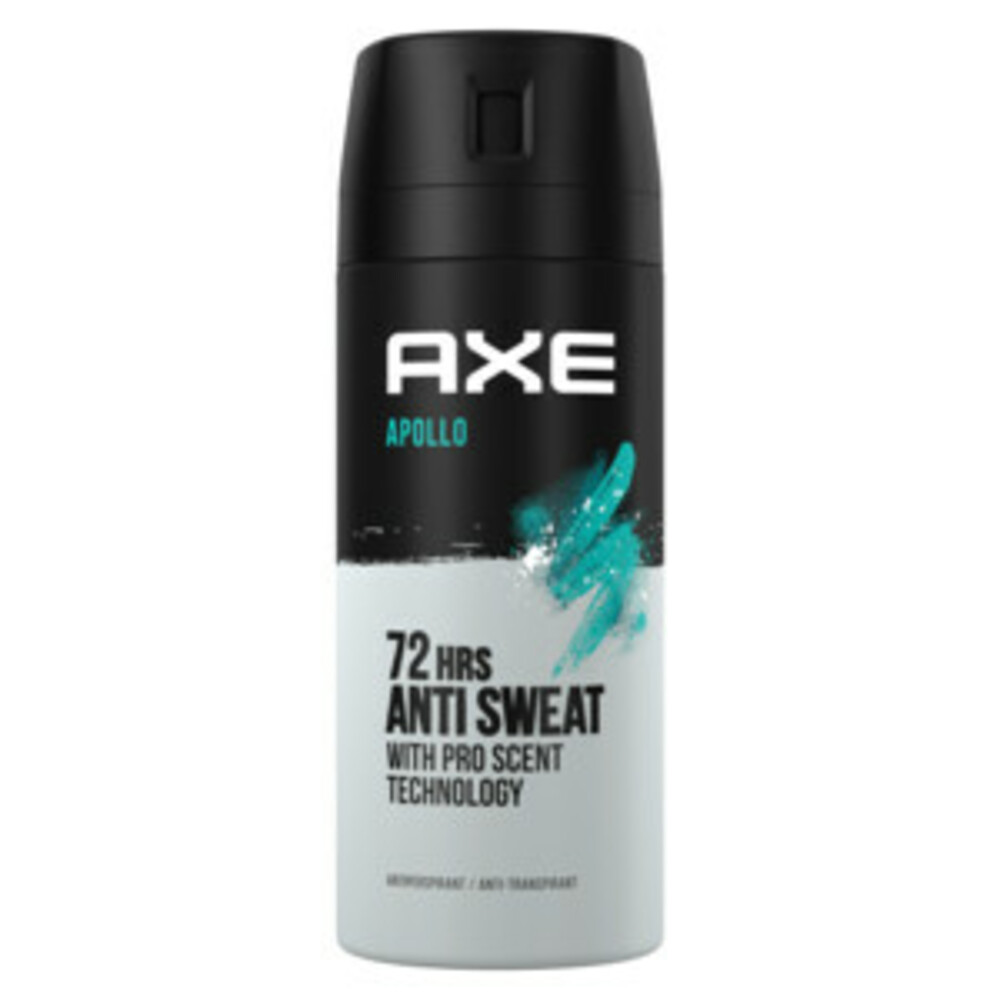 6x Axe Anti-Transpirant Spray Apollo150 ml