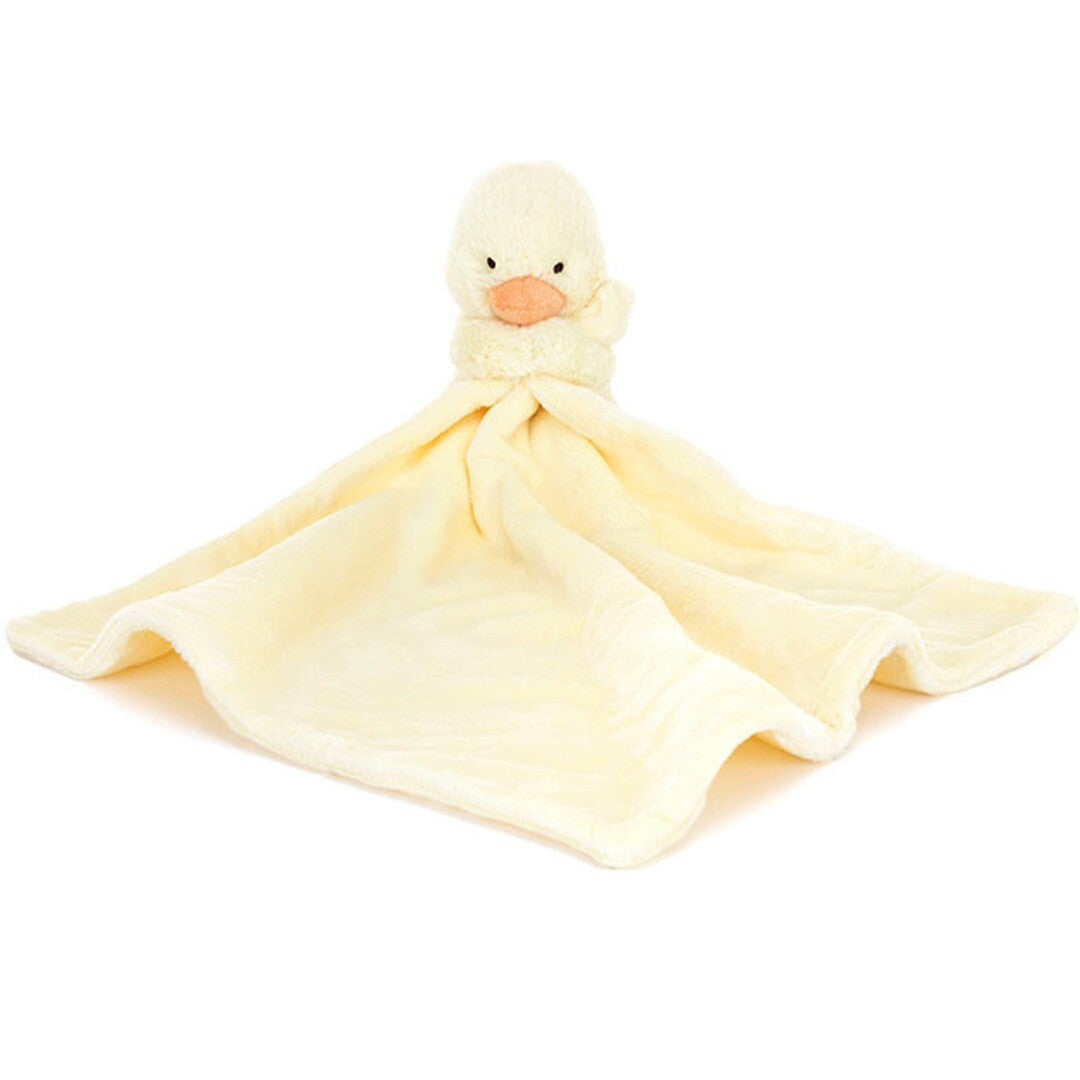 Jellycat knuffeldoek bashful eendje - 34 cm