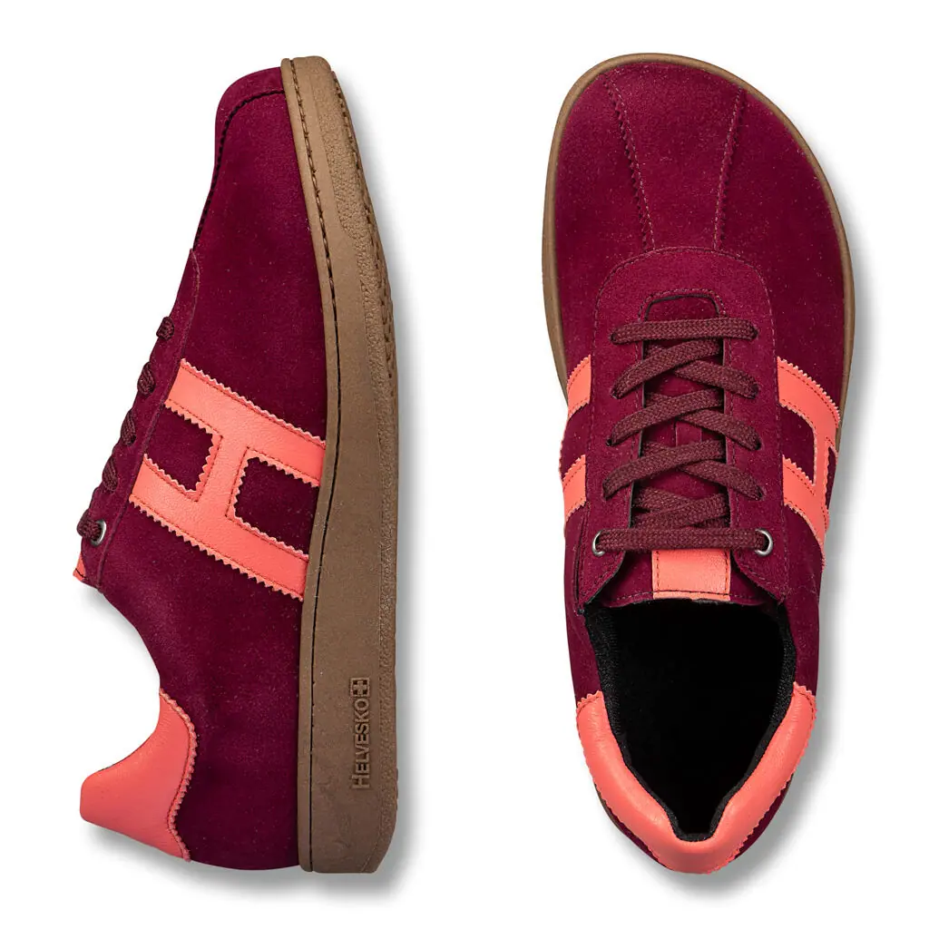 Schnürschuhe - Sneaker NEWPORT weinrot